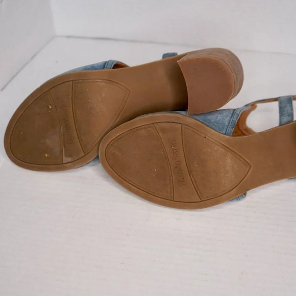 FRANCO SARTO Harlet T Strap Ankle Strap 3" Block Heel Sandal Bootie 10‎ M NICE!! - Picture 5 of 7